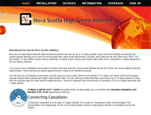 Tablet Screenshot of novascotiahighspeedinternet.com